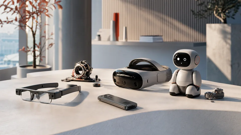 Sélection éditoriale de lunettes intelligentes, casque de réalité mixte, enregistreur IA et robot compagnon